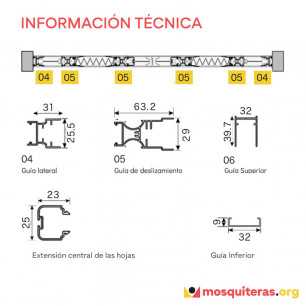 Plisada reversible XL Grandes dimensiones | Medidas técnicas