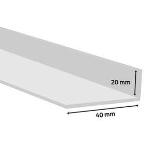 Ángulo de aluminio para ventanas con fijos