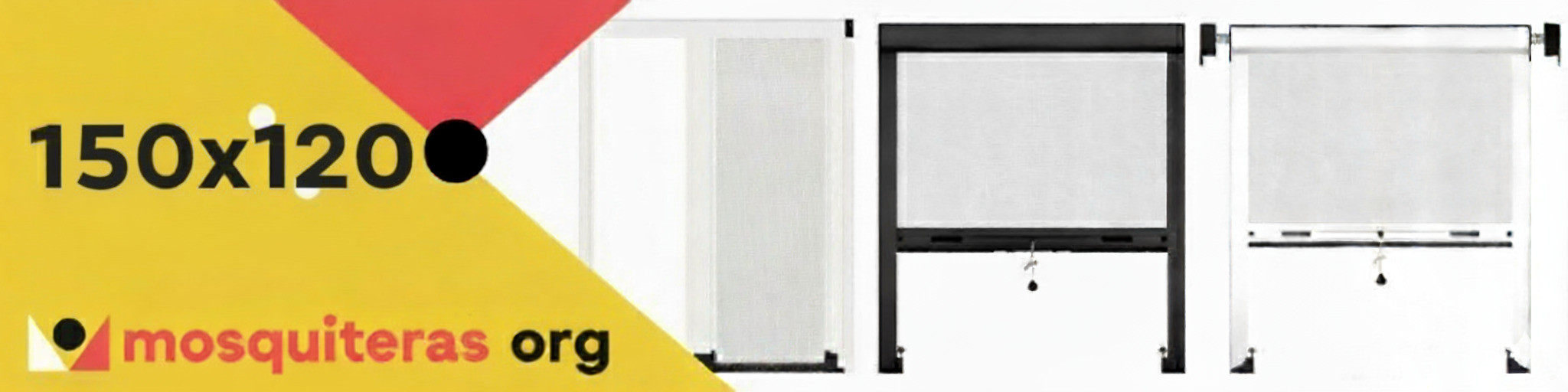 Mosquitera enrollable 150 × 120