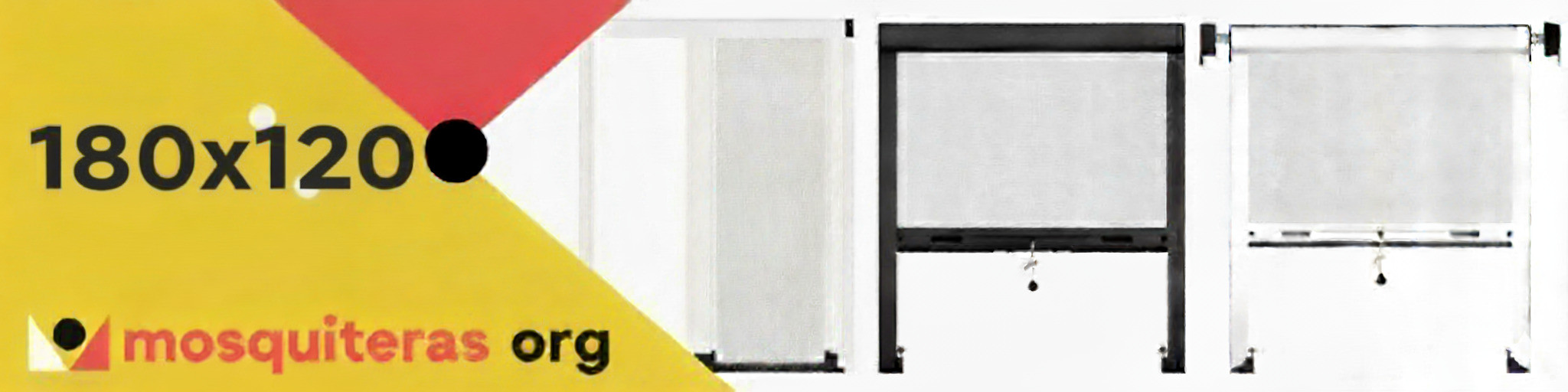 Mosquitera enrollable 180 × 120