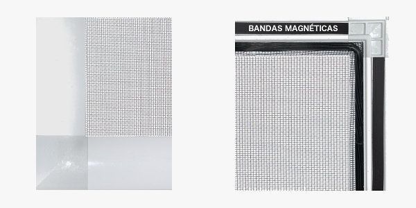 Mosquiteras magneticas adhesivas con cinta