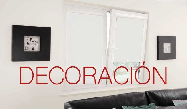 Estores enrollables cristal glass para la decoración